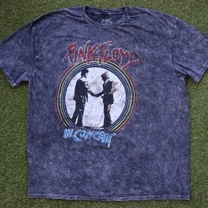 Pink Floyd Mens Gray Vintage Graphic T-Shirt